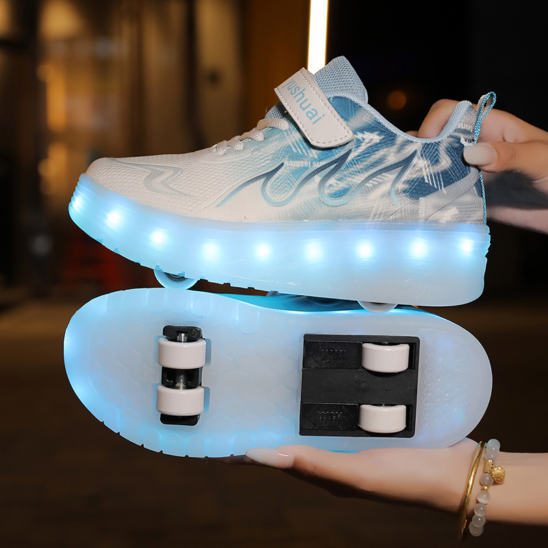 Outdoor Lighting Led - Jeugdrolschoenen met LED-verlichting, hoge kwaliteit, outdoor