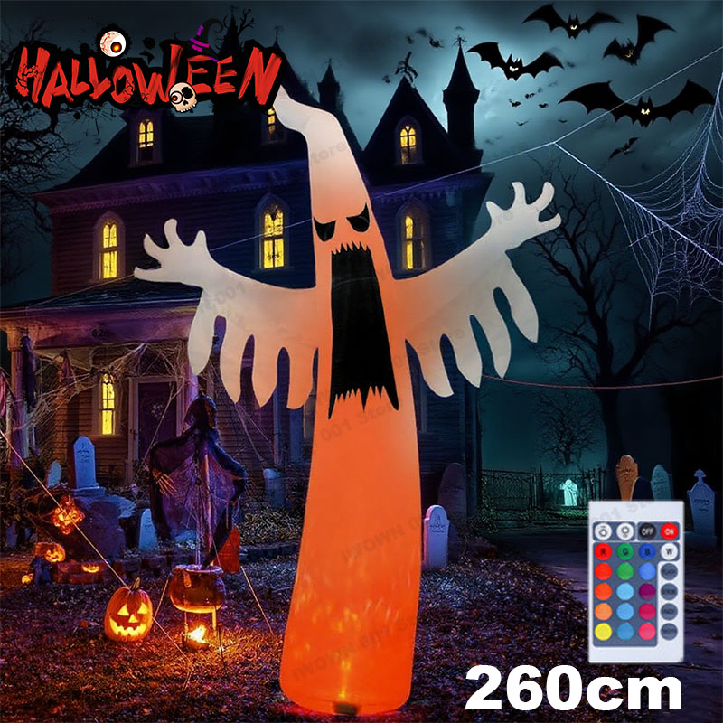 Outdoor Lighting For Front Of House - Halloween Opblaasbare Enge Spook met LED
