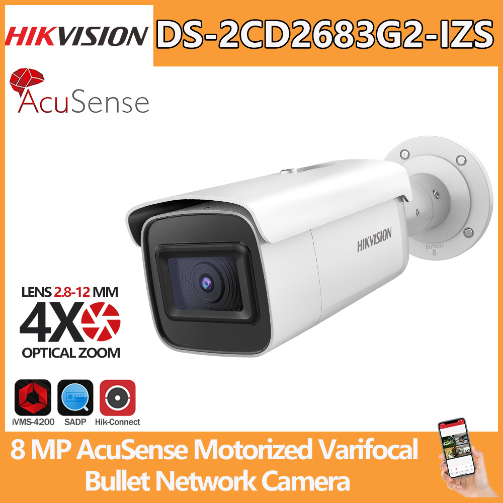 Outdoor Lighting No Electricity - HIkvision DS-2CD2683G2-IZS 8MP IP-camera 4K Bullet