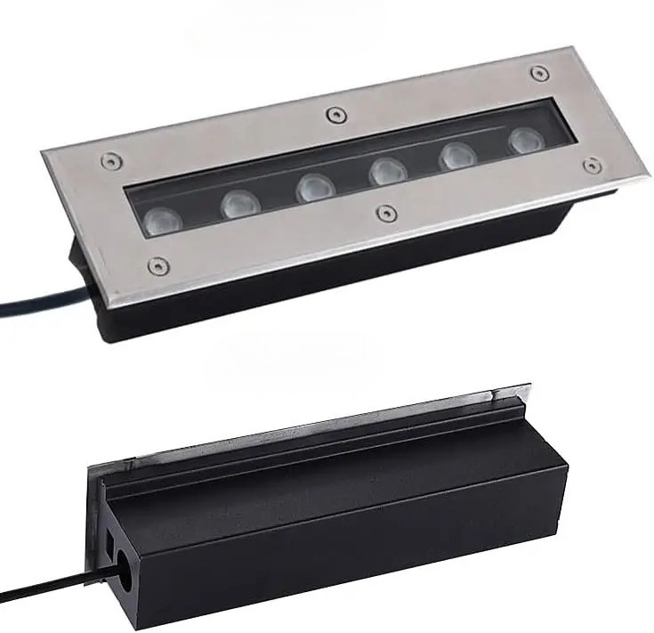 Ground Light Recessed - IP67 Waterdichte Rechthoekige Lineaire Ingebouwde LED-lamp