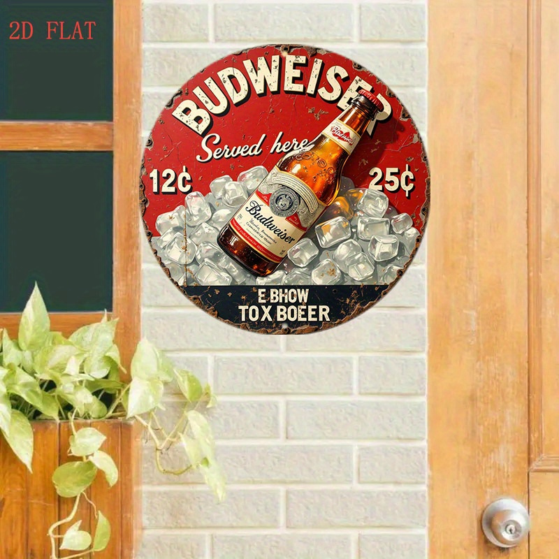 1pc vintage bierlogo metalen w - Outdoor Lighting Logo recensie en prijs