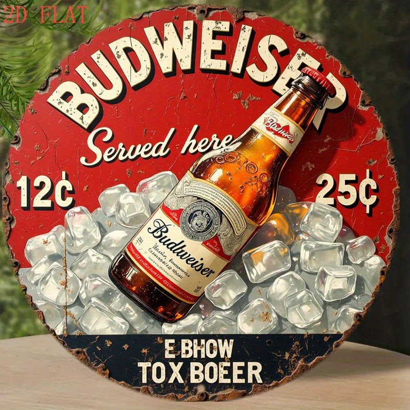 1pc vintage bierlogo metalen w - Outdoor Lighting Logo recensie en prijs