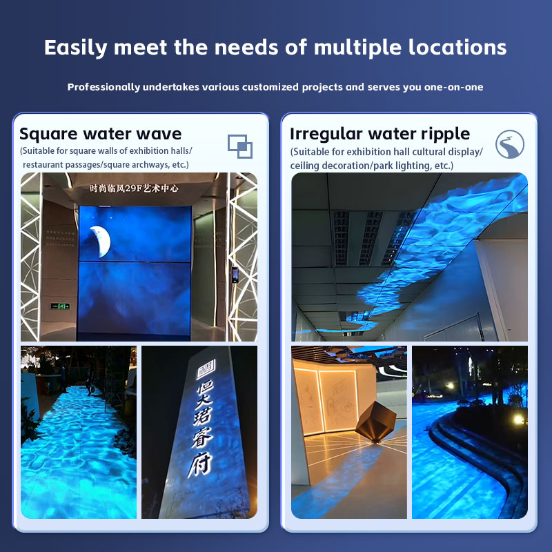 Vierkante waterrimpelprojector - Outdoor Lighting Logo recensie en prijs