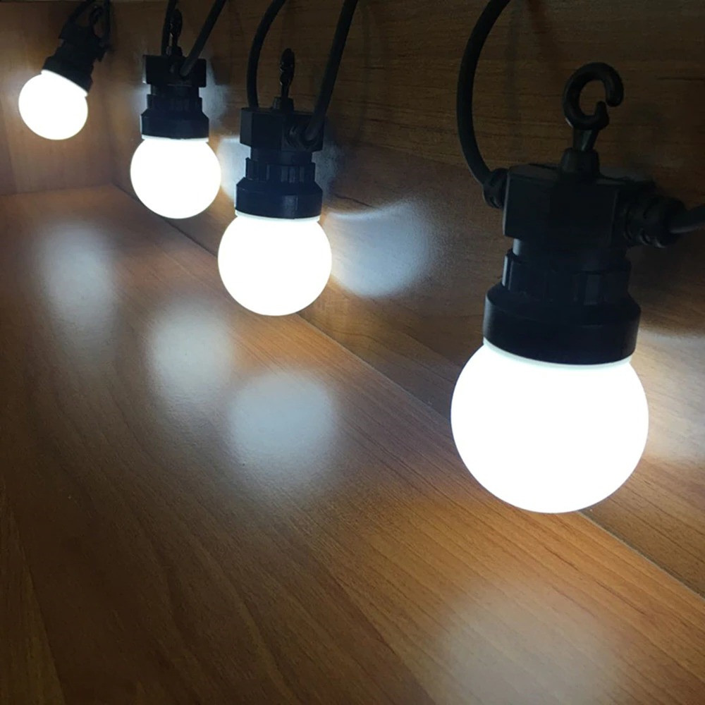Led melkwit G50 Globe buitenli - String Light Bistro recensie en prijs