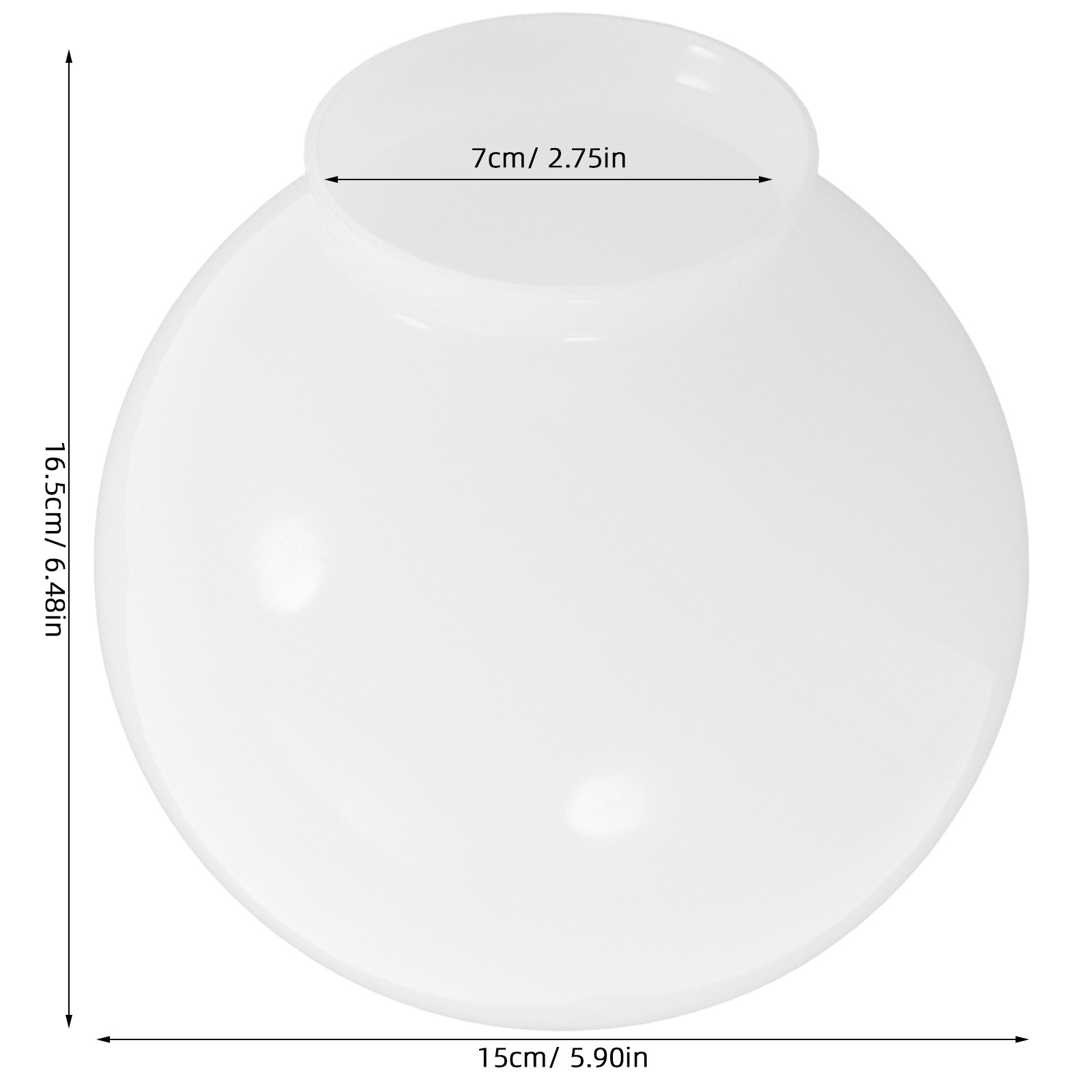 Glazen bolvormige lampenkap, v - Outdoor Lighting Glass Replacement recensie en prijs
