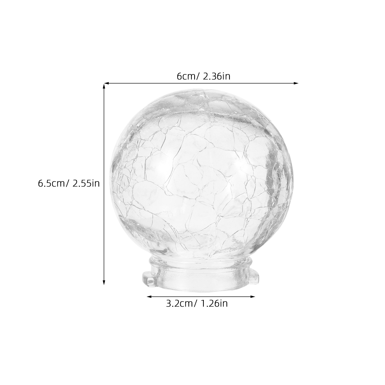 8 stuks Crackle Glass Globe la - Outdoor Lighting Glass Replacement recensie en prijs