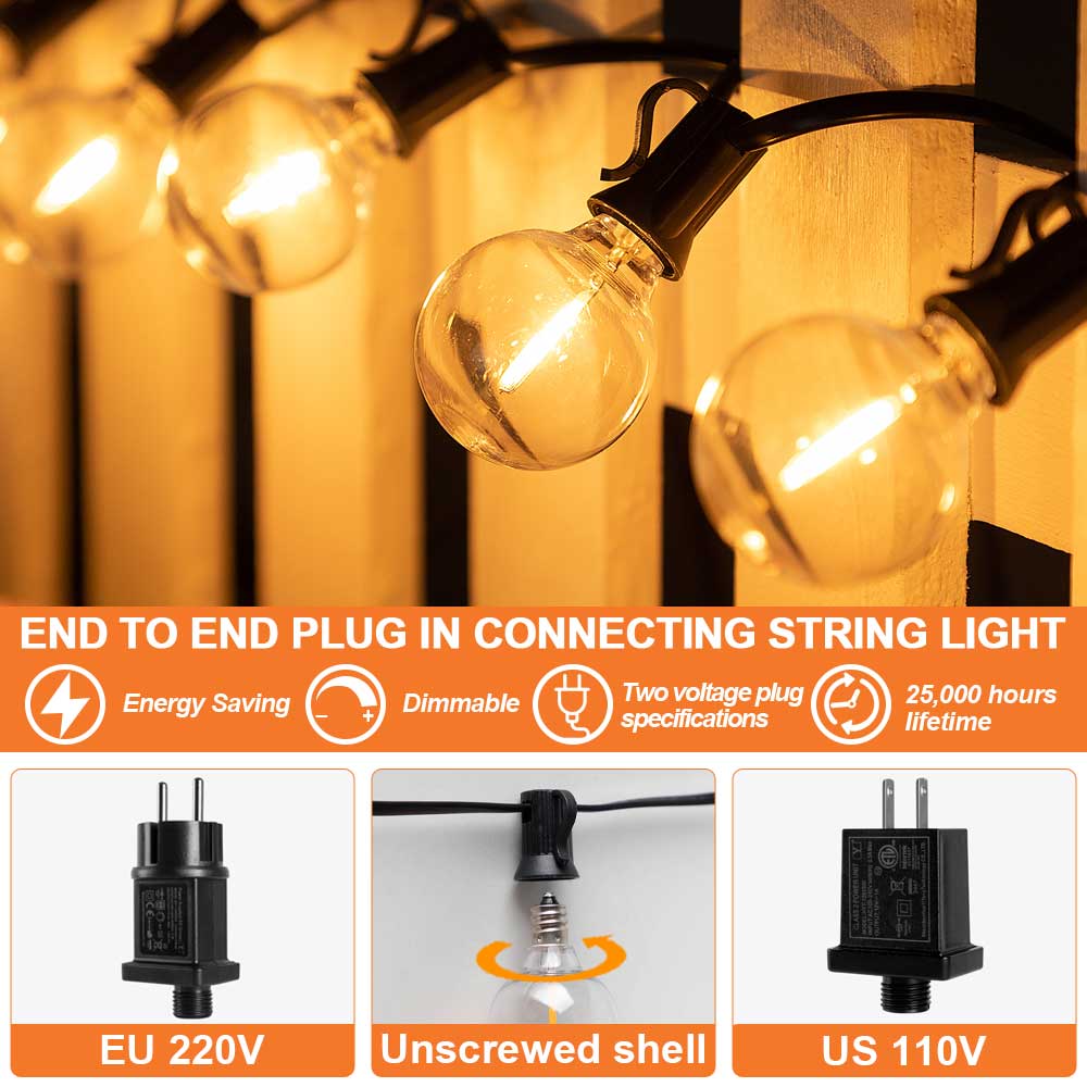 G40 LED-lichtslinger E12 DC24V - String Light Bistro recensie en prijs
