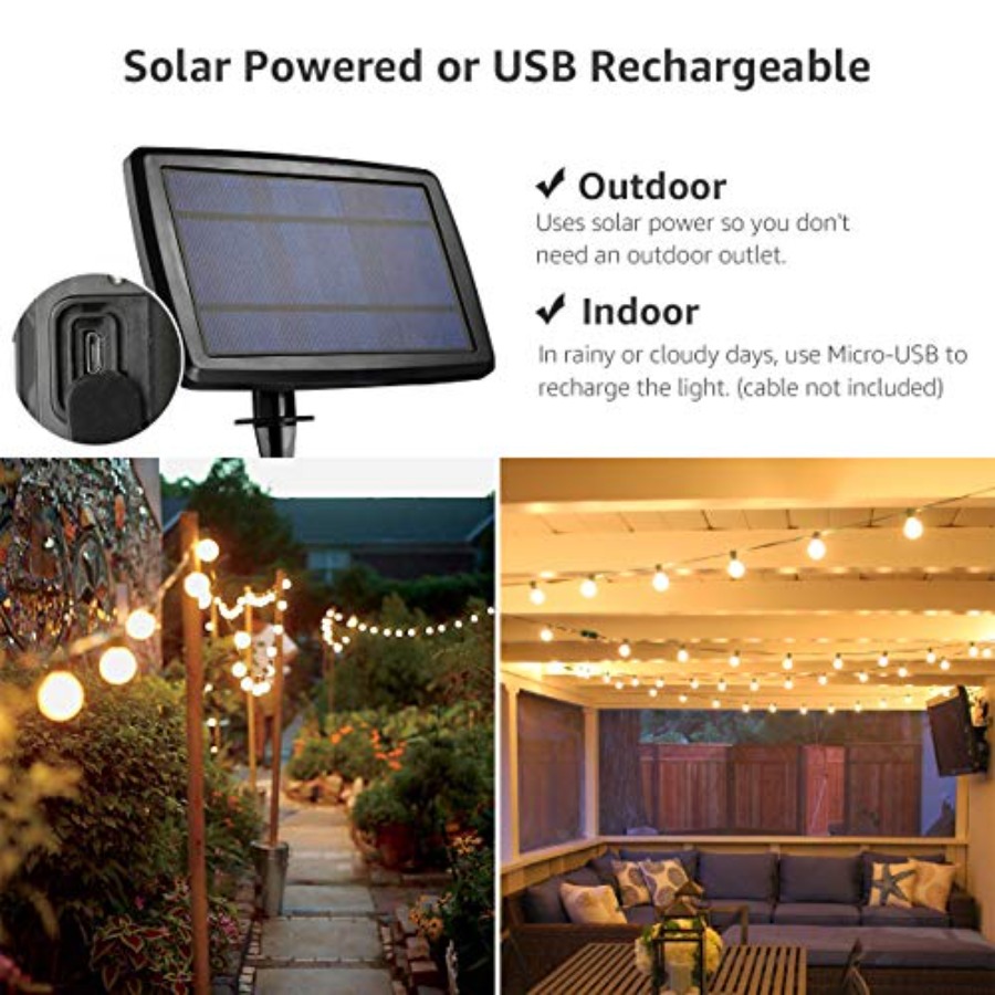 Solar Outdoor Lichtslingers Pa - String Light Bistro recensie en prijs