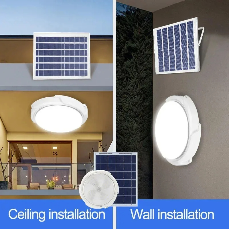 LED-plafondlamp op zonne-energ - Outdoor Lighting Under Roof recensie en prijs
