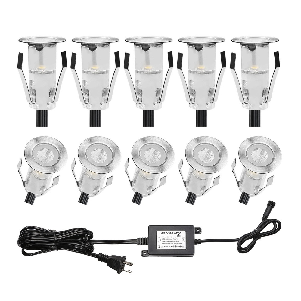 10Pcs Led Mini Deklicht IP67 V - Ground Light Recessed recensie en prijs