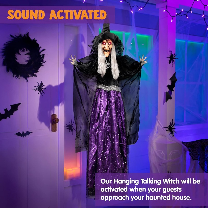 47'' Geanimeerde Heks Hallowee - Outdoor Lighting For Front Of House recensie en prijs