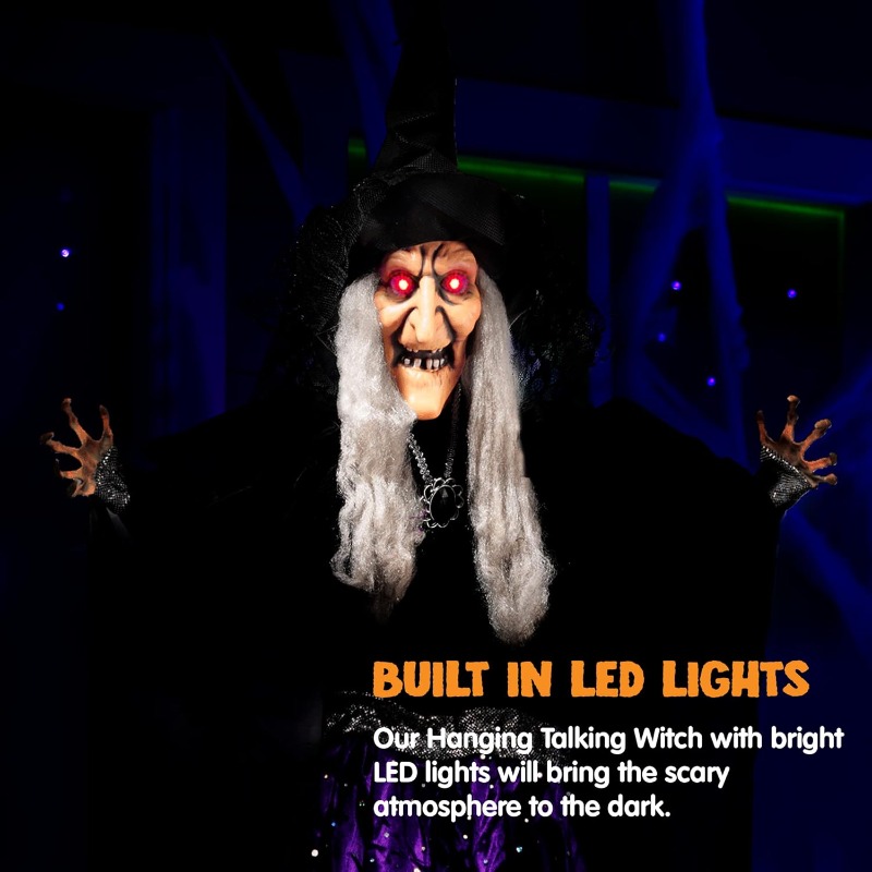 47'' Geanimeerde Heks Hallowee - Outdoor Lighting For Front Of House recensie en prijs