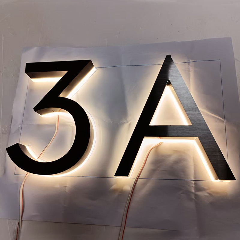 Metalen 3D LED Huisnummer Lich - Outdoor Lighting Logo recensie en prijs