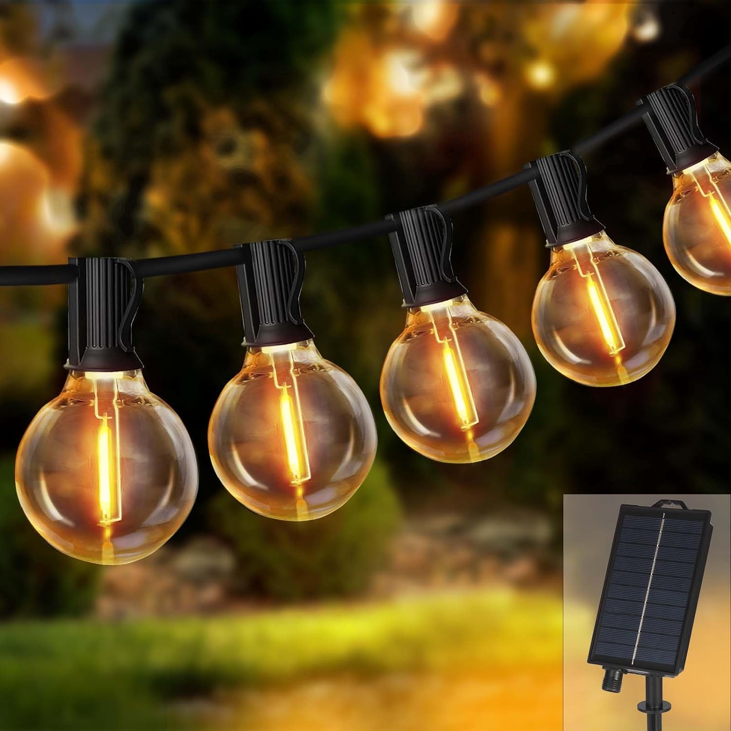Solar lichtslingers buiten G40 - String Light Bistro recensie en prijs